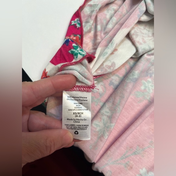 Sofia Jeans Vergara Faux Wrap Tossed Bouquet Layered Dress Women's Size XS - Picture 12 of 12